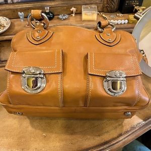 Marc by Marc Jacob’s camel color satchel.